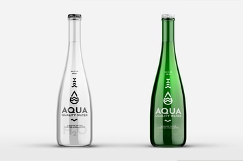 Water Glass Bottle Mock-Up