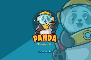 Panda - Mascot Logo