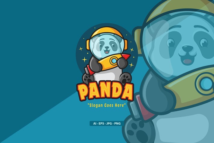 Panda - Mascot Logo