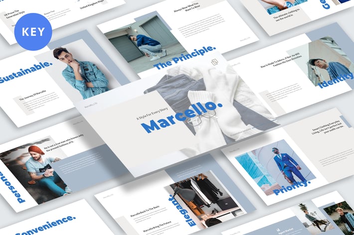 Marcello – Menswear Business Keynote Template