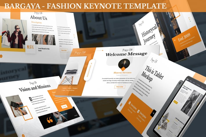Bargaya - Fashion & Lookbook Keynote Template