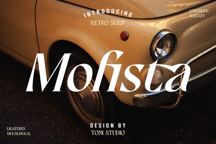 Mofista-Nostalgic Serif Typeface