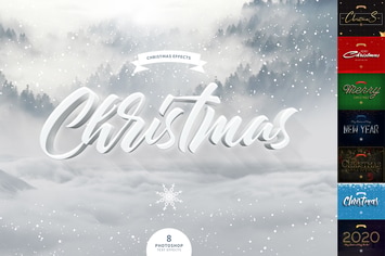 Christmas Text Effects