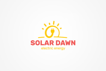 Solar Energy Logo Template