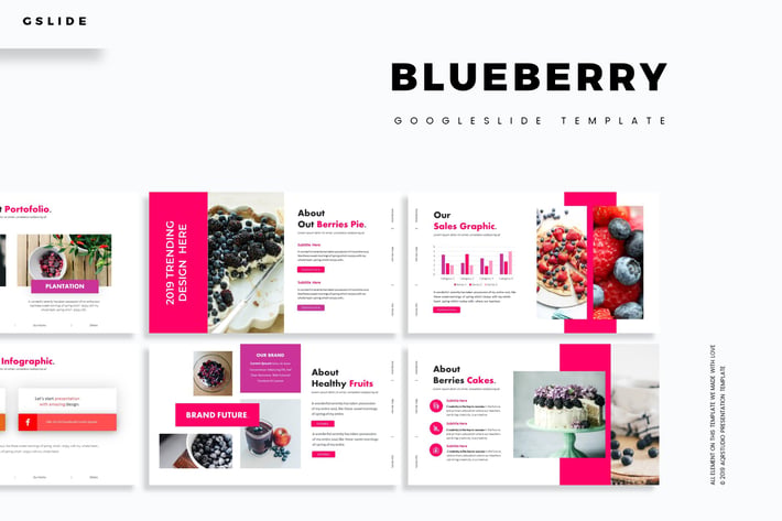 Blueberry - Google Slides Template