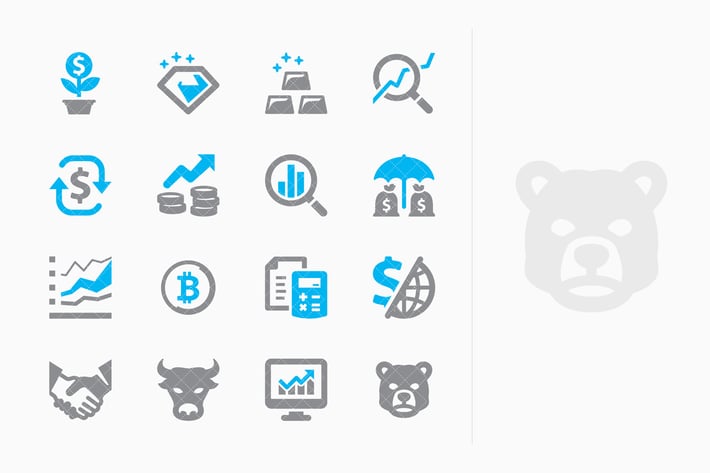 Personal & Business Finance Icons Set 4 - Sympa