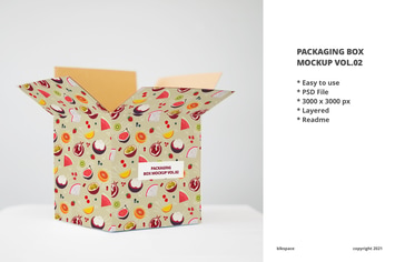 Packaging Box Mockup Vol.02