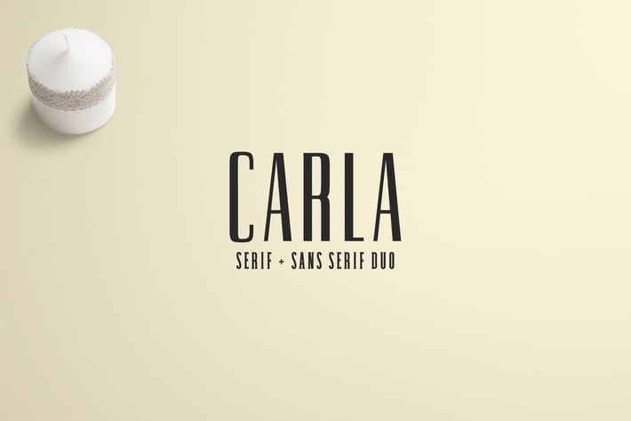 Carla Duo Font Family Pack