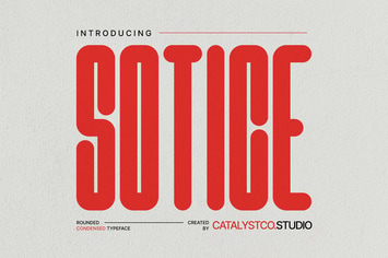 Sotice Rounded Condensed Font