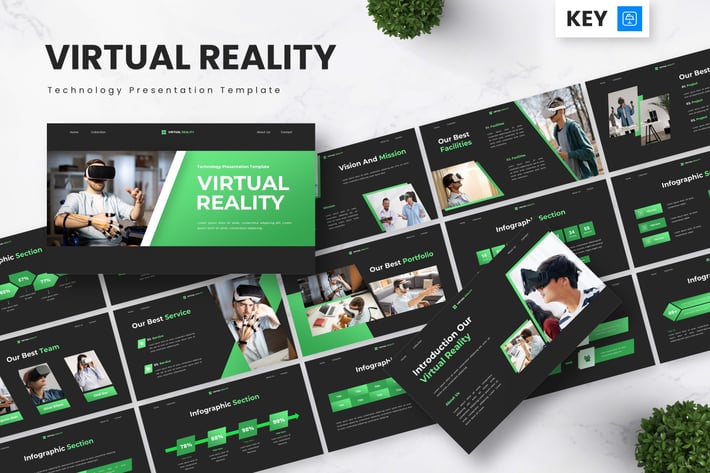 Virtual Reality - Technology Keynote Templates