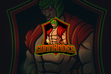 Commander - Mascot & Esport Logo