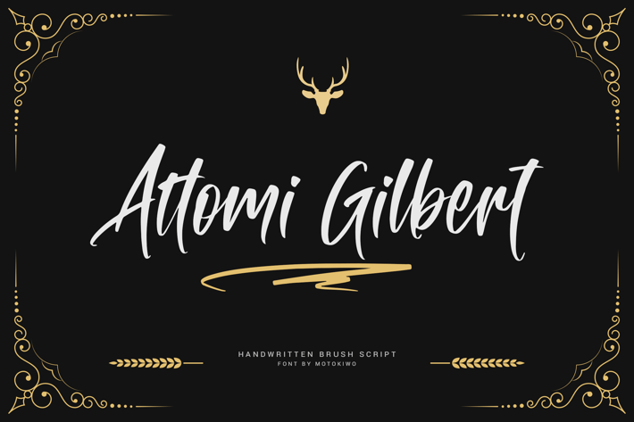 Attomi Gilbert - Cool Handwritten Font