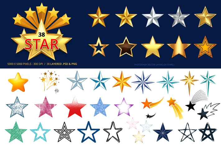 38 Star Set