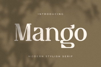 Mango - Modern Stylish Serif