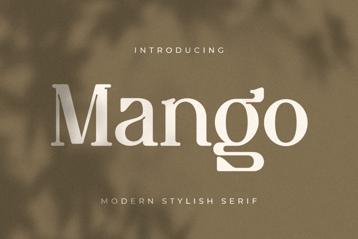 Mango - Modern Stylish Serif
