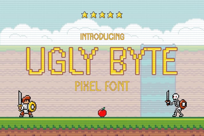 Ugly Byte - Pixel Font