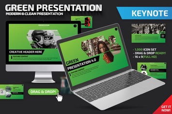 Green Keynote Presentation Template