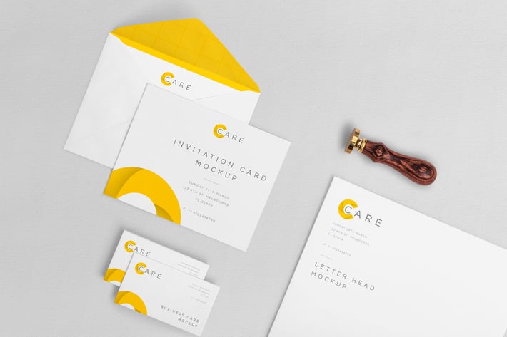 Classy Invitation Card Mockups