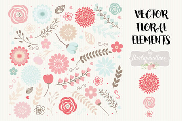 Flower cliparts