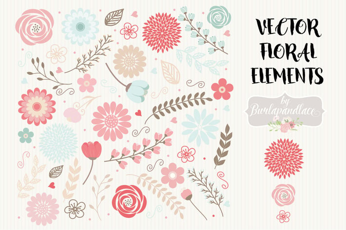 Flower cliparts