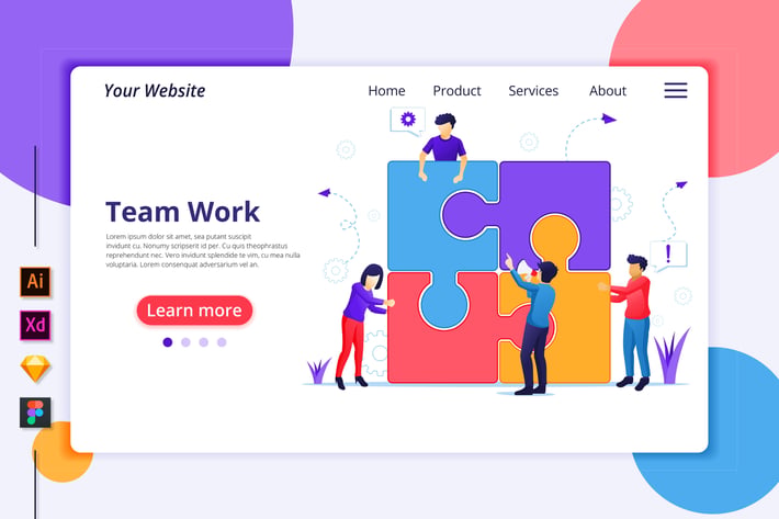Team Work Illustration