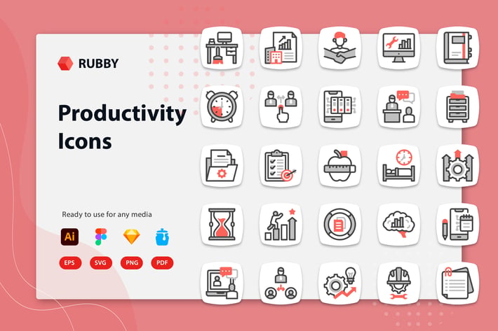 Rubby - Productivity Icons