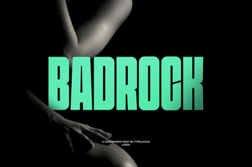 Badrock - Condensed Display Font