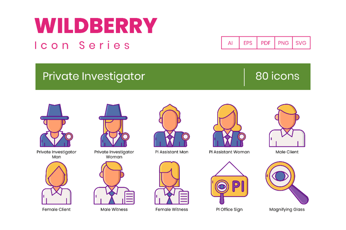 Detective Icons