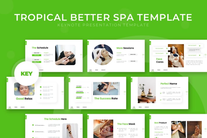 Tropical Better Spa - Keynote Template