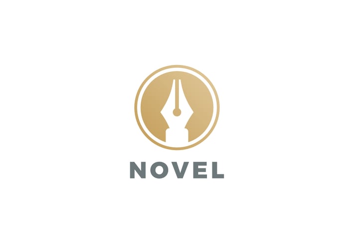 Logo Feather Pen Legal Writer