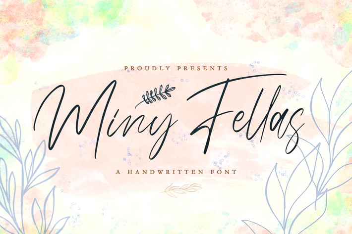 Miny Fellas - Modern Handwritten Font