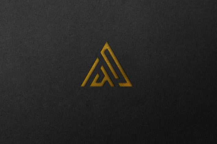 Embossed Engraved Logo Mockup
