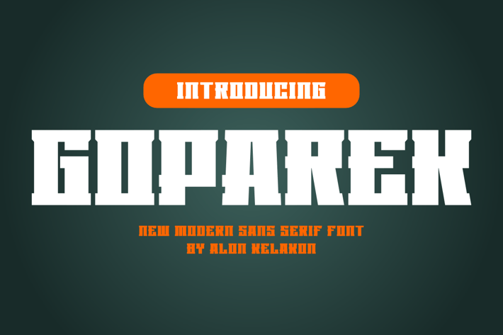 Goparek Font