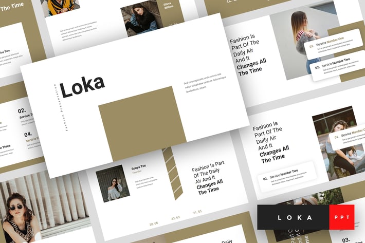 Loka - Fashion PowerPoint Template