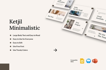 KETJIL - Minimalistic Presentation Template