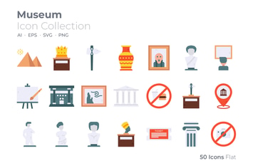 Museum Color Icon