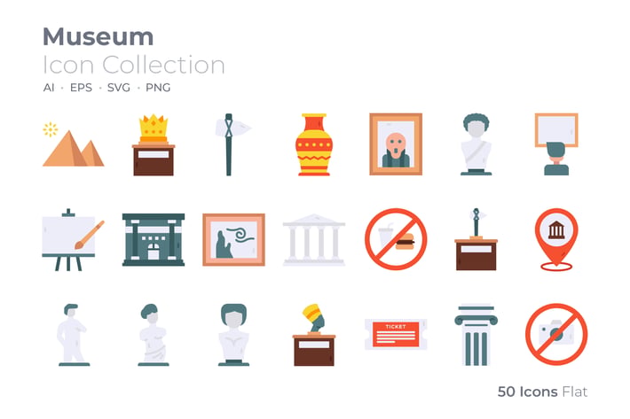 Museum Color Icon