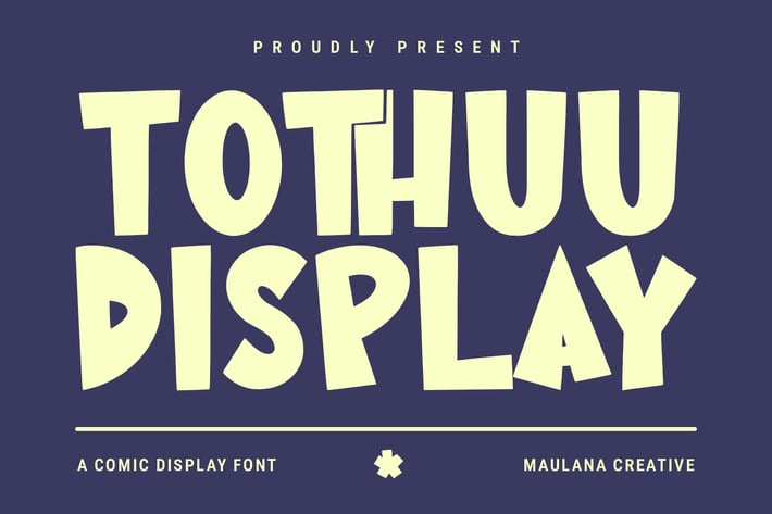 Tothuu Comic Display Font