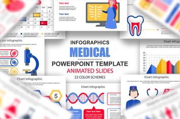 Medical Infographics Powerpoint Animated Slides