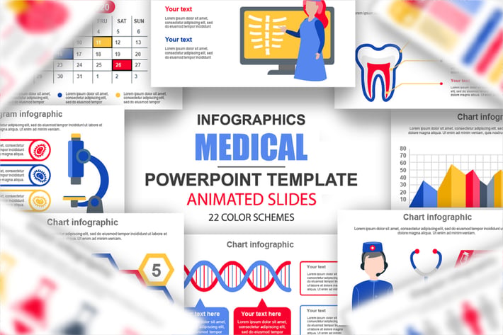Medical Infographics Powerpoint Animated Slides