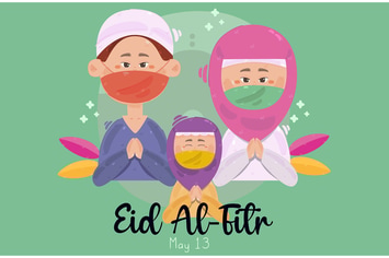 Eid Al-Fitr Mubarak Illustration