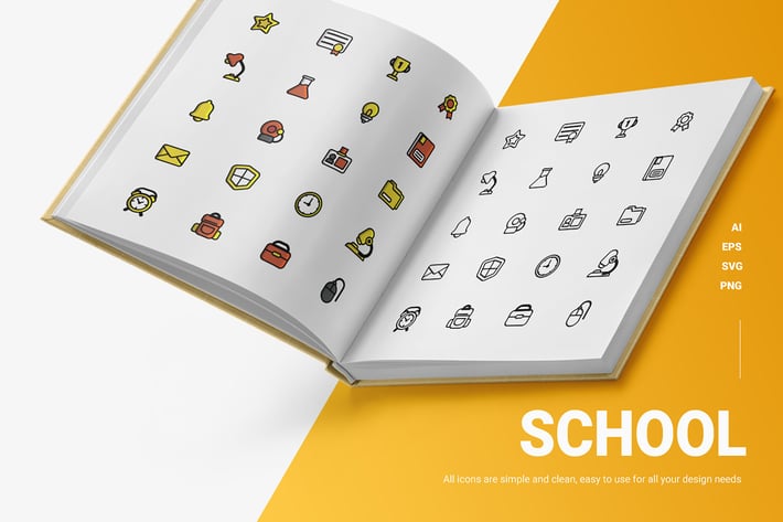School - Icons