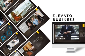 Elevato Dark - Business Powerpoint Template