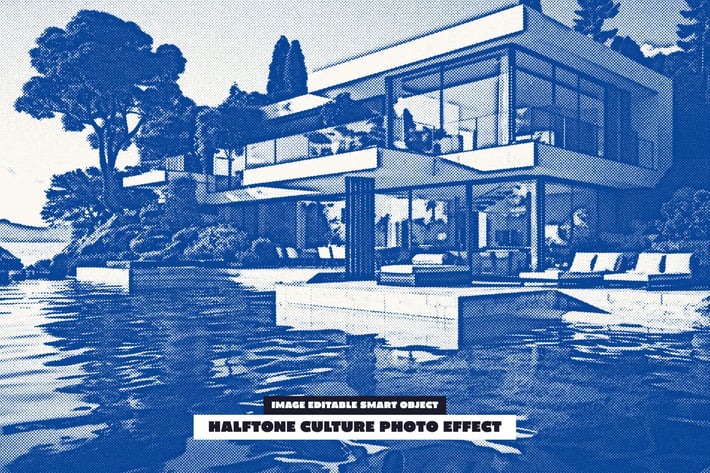 Halftone Culture Photo Effect