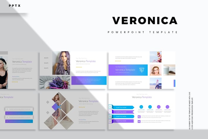 Veronica - Powerpoint Template