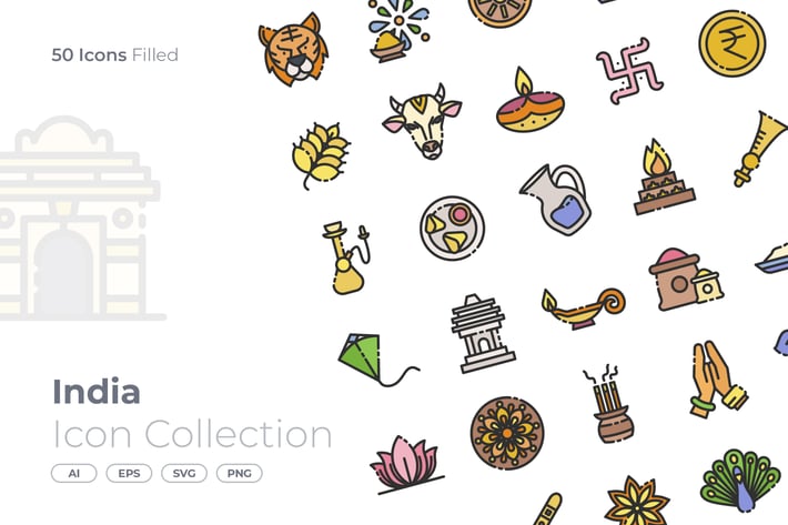 India Filled Icon