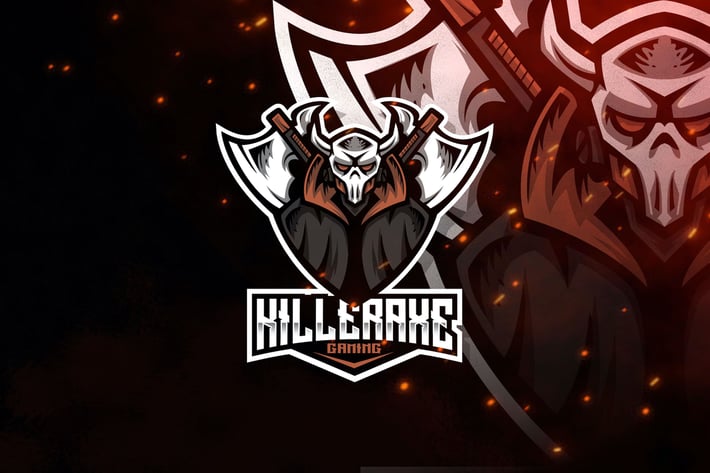 Killer Axe Esport Logo Template