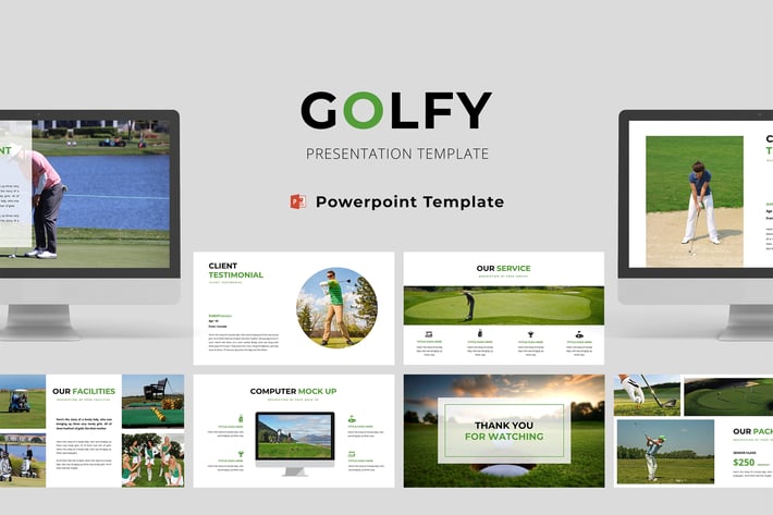 Golfy Powerpoint Presentation Template