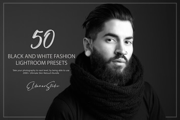50 Black and White Fashion Lightroom Presets