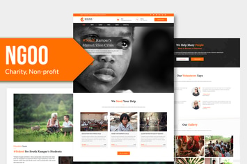 NGOO - Charity, Non-profit Muse Template